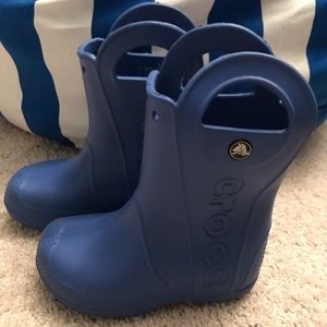 Boys crocs boots, size 11.